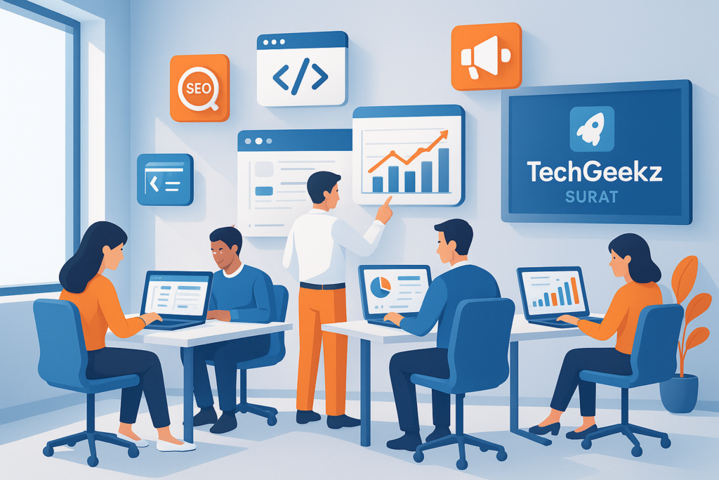 Unlocking Business Potential: How TechGeekz is Setting the Standard for Digital Services in Surat in 2025