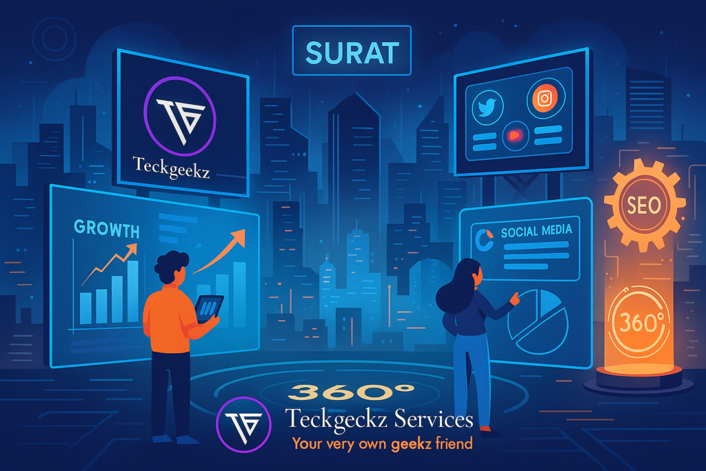 Marketing Services in Surat: How TechGeekz Is Empowering Local Brands with 360° Growth Strategies in 2025